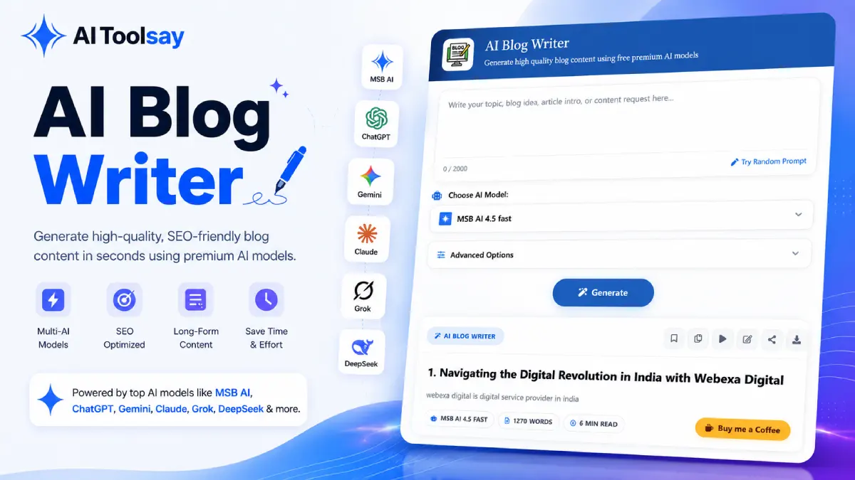 Free AI Blog Writer